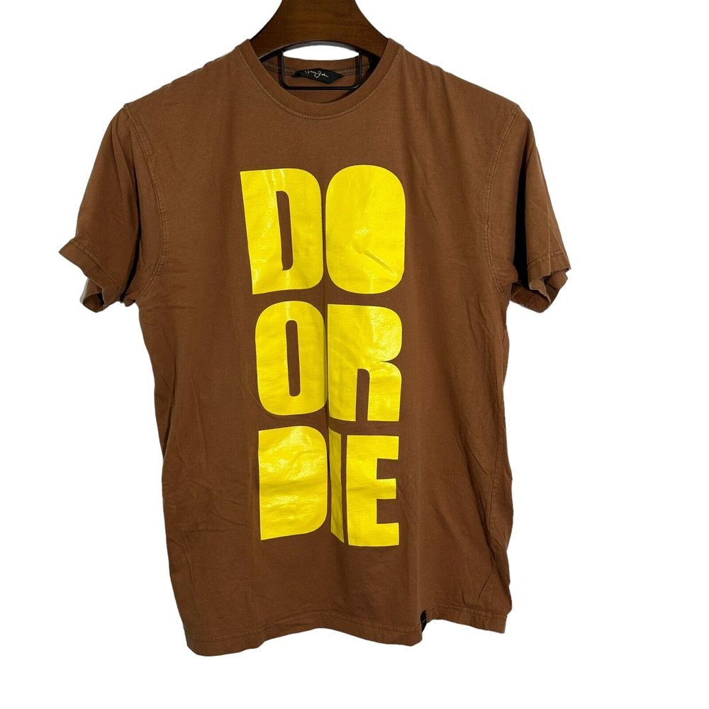 Sean John Puff Daddy Rap Tee Hip Hop Brown Do Or Die Promo T Shirt 2XL XXL